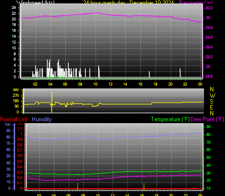 24 Hour Graph for Day 10
