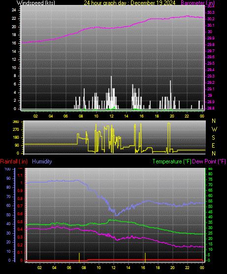 24 Hour Graph for Day 19
