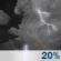 Tuesday Night: Isolated Showers And Thunderstorms